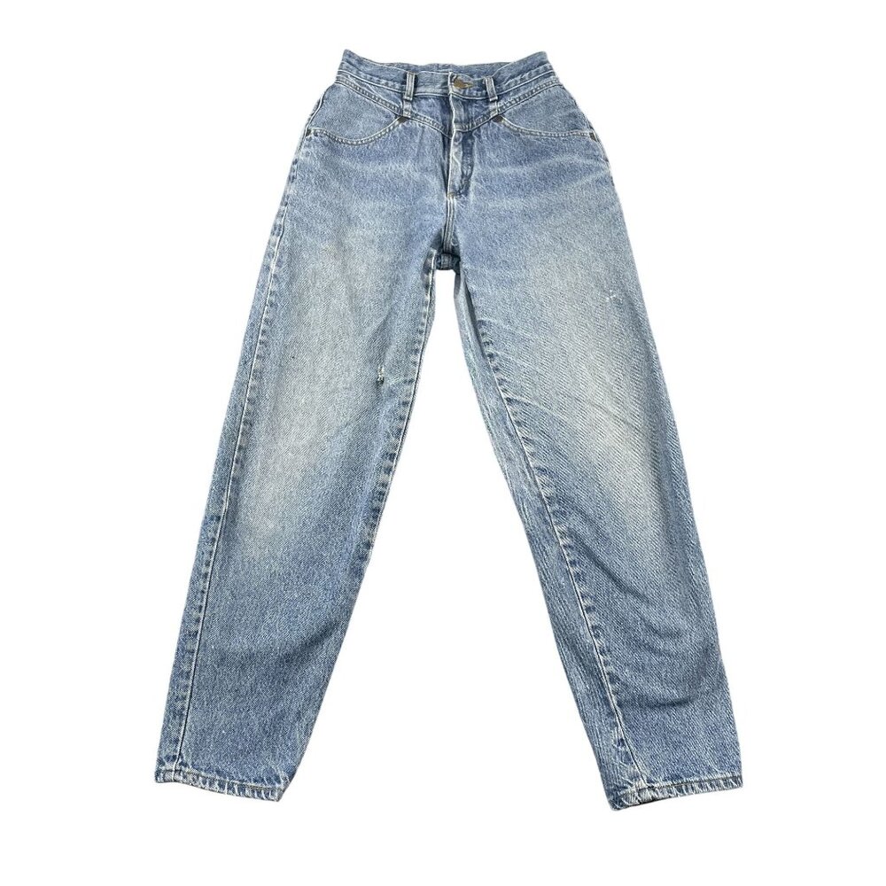 VTG L.L. Bean Jeans Womens 10 Distressed Light Wash USA Streetwear‎ Tapered